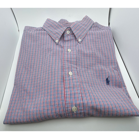 Men's Ralph Lauren Short Sleeve Shirt Size XXL 100% Two-Ply Cotton - Picture 4 of 5